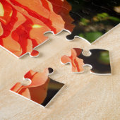 オレンジバラIかわいらしフローラ ジグソーパズル (側面)