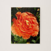 オレンジバラIかわいらしフローラ ジグソーパズル (縦)