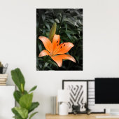 オレンジバースト ポスター (ホームオフィス)