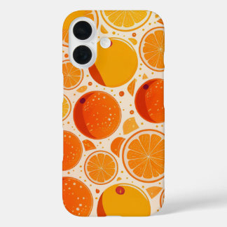 オレンジバースト iPhone 16ケース