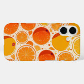 オレンジバースト Case-Mate iPhoneケース (裏面 (横))