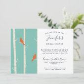 オレンジバーズオン樺の木ツリーブライダルシャワー 招待状 (スタンド正面)