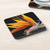 オレンジバードオブパラダイスプラント開花アロハ コースター (左側)