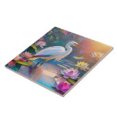 オレンジバードホワイトヘロンファンタジーバード タイル (側面)