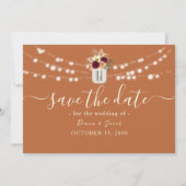 オレンジバ素朴ルガンディフローララ結婚イト セーブザデート (正面)