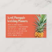 オレンジパイナップルサービスホスピタリティ 名刺 (正面)