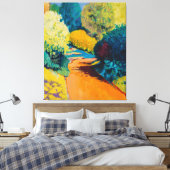 オレンジパス キャンバスプリント (インサイチュ (寝室))