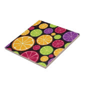 オレンジパターンおよび背景 タイル (側面)