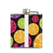 オレンジパターンおよび背景 フラスク (裏面)