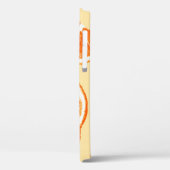 オレンジパターンフルーツ、ダイエット食品水カラーイラスター Case-Mate iPhoneケース (裏面 / 左)