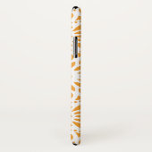 オレンジパターン抽象芸術の曼荼羅 Case-Mate iPhoneケース (裏面/右)