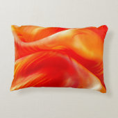 オレンジパターン アクセントクッション (裏面)