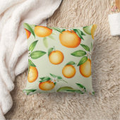 オレンジパターン クッション (ブランケット)