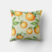 オレンジパターン クッション (裏面)