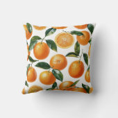 オレンジパターン クッション (裏面)