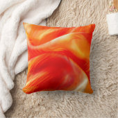 オレンジパターン クッション (ブランケット)