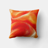 オレンジパターン クッション (裏面)