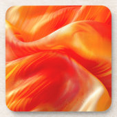 オレンジパターン コースター (正面)