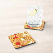 オレンジパターン コースター (右側)