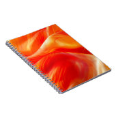 オレンジパターン ノートブック (右側)