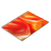 オレンジパターン ノートブック (左側)