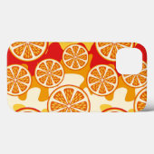 オレンジパターン Case-Mate iPhoneケース (裏面 (横))