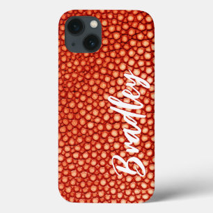オレンジパターン iPhone 13ケース