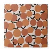 オレンジパターンIII タイル (正面)