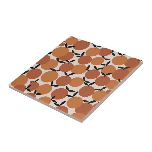 オレンジパターンIII タイル (側面)