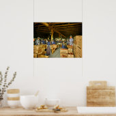 オレンジパッキングハウスオハイコビナカリフォルニアca ポスター (キッチン)