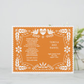 オレンジパペル結婚ピカドのフィエスタ折り畳みプログラム (スタンド正面)