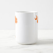 オレンジパルメット コーヒーマグカップ (中央)