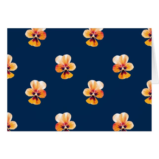 オレンジパンジー (正面横)