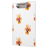 オレンジパンジー クリップボード (左)