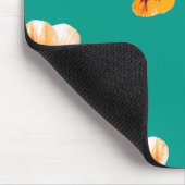 オレンジパンジー マウスパッド (コーナー)