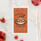 🎃オレンジパンプキンキングハロウィンナプキン🧡 (インサイチュ)