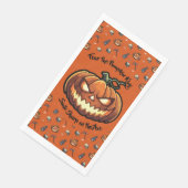 🎃オレンジパンプキンキングハロウィンナプキン🧡 (コーナー)