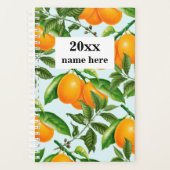 オレンジパーソナライズされたプランナー プランナー手帳 (正面)