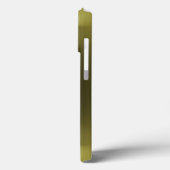 オレンジパーソナライズされた色の放射状テクスチャiphone 15 Case-Mate iPhoneケース (裏面 / 左)