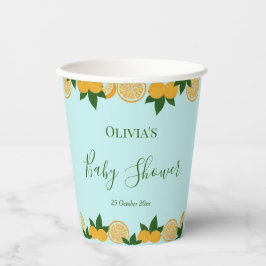 オレンジパーティーフルーツフレッシュベビー 紙コップ