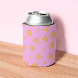 オレンジパープルフローラエレガントフローラ飲料 缶クーラー