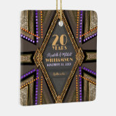 オレンジパープルボヘミアンシック20周年 セラミックオーナメント (右)