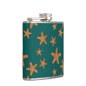 オレンジヒトデパターン フラスク (右)