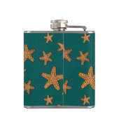 オレンジヒトデパターン フラスク (裏面)