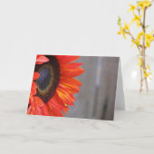 オレンジヒマワリの炎 カード (黄色い花)