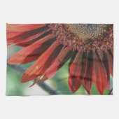 オレンジヒマワリフローラ キッチンタオル (横)