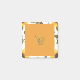 オレンジヒマワリ ポストイット