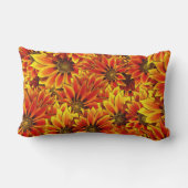 オレンジヒマワリ ランバークッション (裏面)