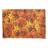 オレンジヒマワリ 枕カバー (正面)