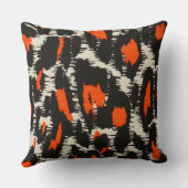 オレンジヒョウ枕 クッション (裏面)